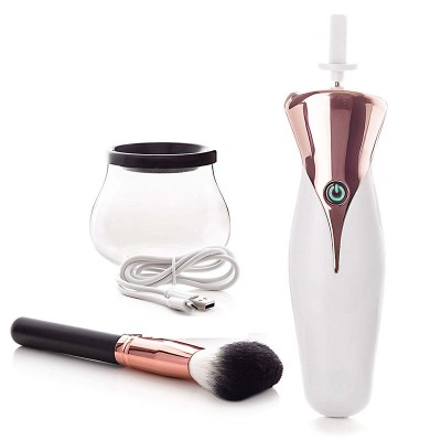 Electronic  USB  Rechargeable Makeup Brush Cleaner and Dryer Machine Electric Cosmetic Automatic Brush Spinner